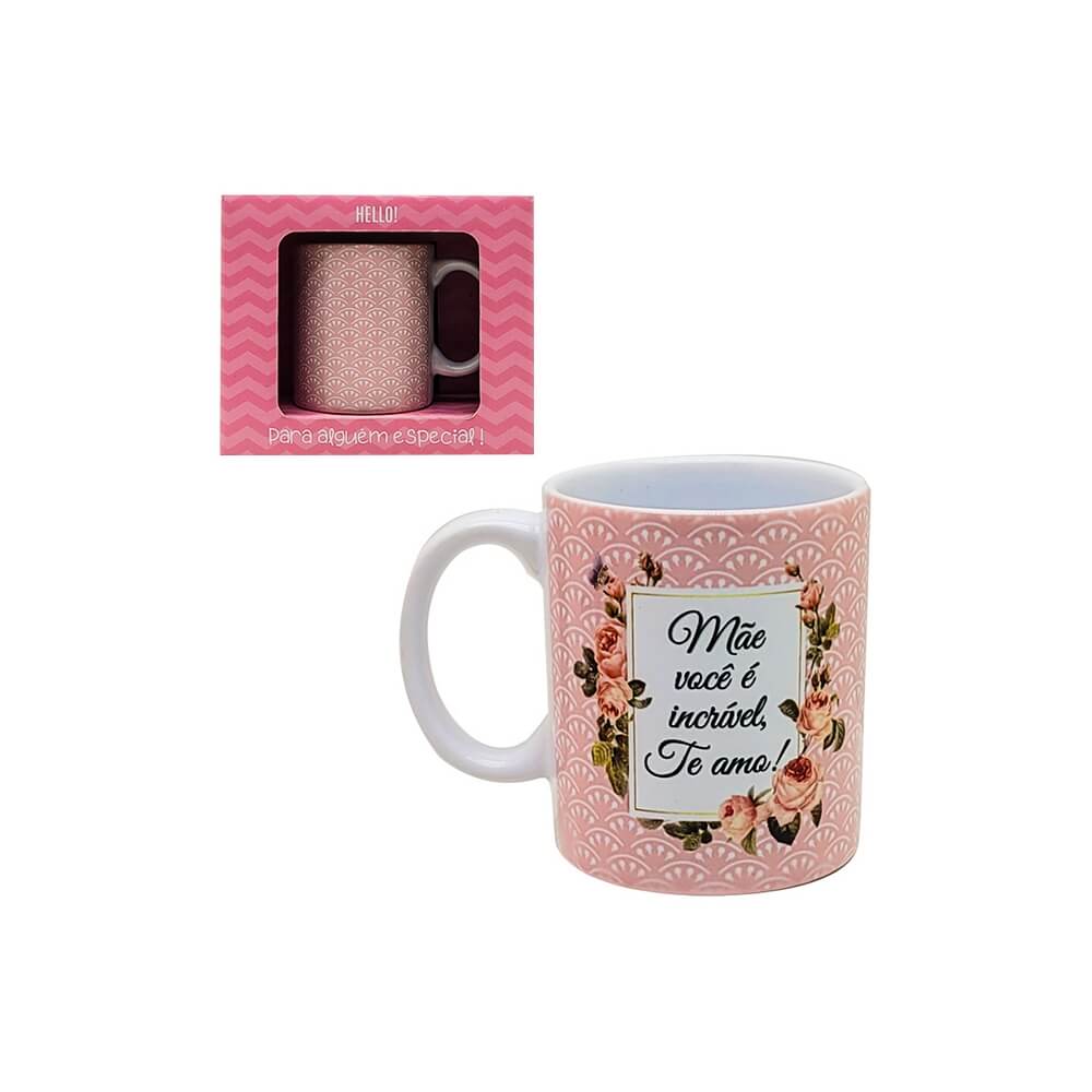 CANECA GM MAE INCRIVEL M10-1 CANECA MAE INCRIVEL, CANECA MAE, CANECA CERAMICA MAE, CANECA, MAE Cozinha