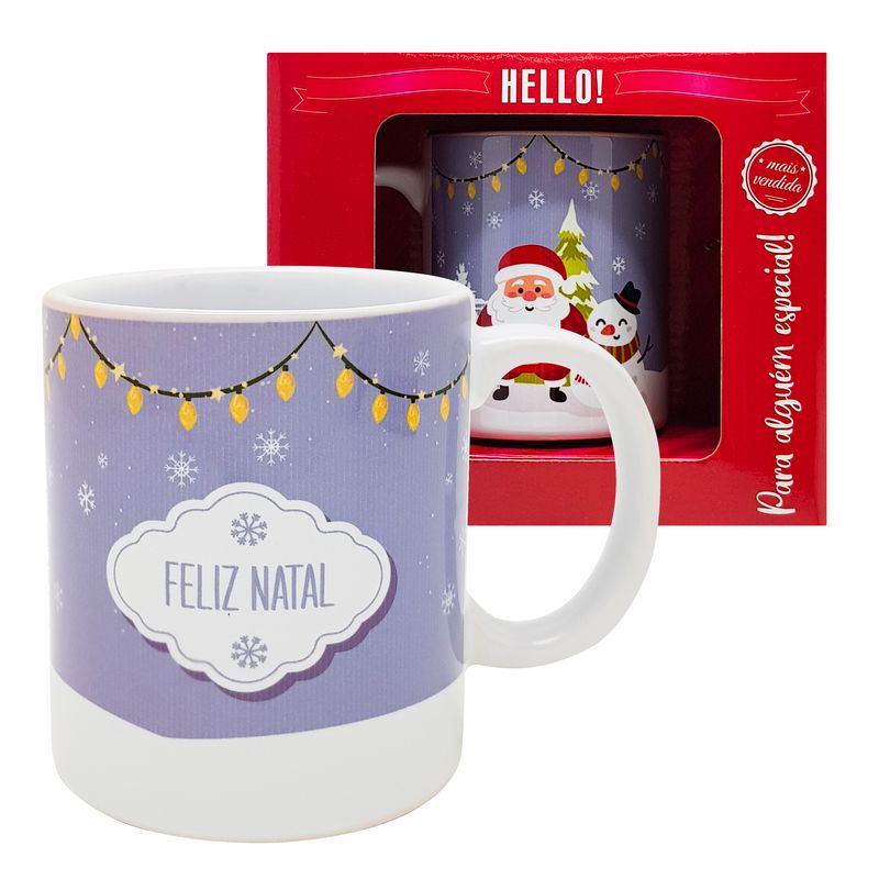CANECA GM NATAL FELIZ NATAL EF4-1 CANECA FELIZ NATAL EF4-1, CANECA CERAMICA NATAL, CANECA NATAL, CANECA DECORATIVA NATAL, CANECA FELIZ NATAL, NATAL, CANECA Cozinha