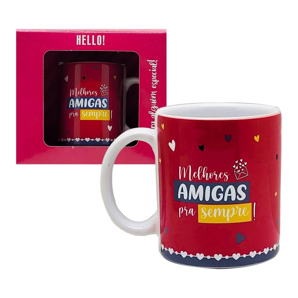 CANECA GM AMIGAS SEMPRE 330ML A10-1 CANECA AMIGAS SEMPRE 330ML A10-1, CANECA AMIGAS SEMPRE, CANECA CERAMICA AMIGAS SEMPRE, CANECA CERAMICA AMIGA, CANECA AMIGA GOLDEN MAYA, CANECA AMIGA, CANECA Cozinha