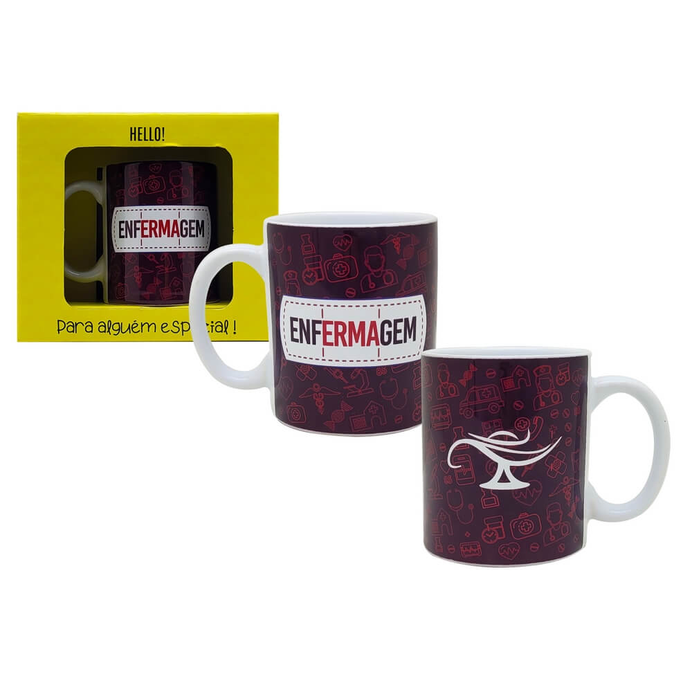 CANECA GM PROFISSAO ENFERMAGEM VERM. 330ML PR10-2 CANECA ENFERMAGEM VERM. 330ML PR10-2, CANECA ENFERMAGEM VERMELHA, CANECA CERAMICA ENFERMAGEM, CANECA PROFISSAO CERAMICA, CANECA PROFISSAO, CANECA CERAMICA, CANECA ENFERMAGEM, CANECA Cozinha