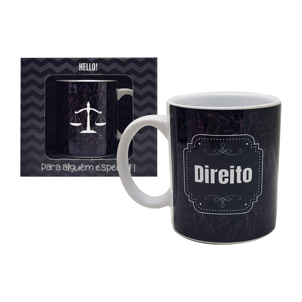 CANECA GM PROFISSAO DIREITO PRETA 330ML PR8-1 CANECA DIREITO PRETA 330ML PR8-1, CANECA DIREITO PRETA, CANECA CERAMICA DIREITO, CANECA DIREITO, CANECA CERAMICA, CANECA PROFISSAO, CANECA Cozinha