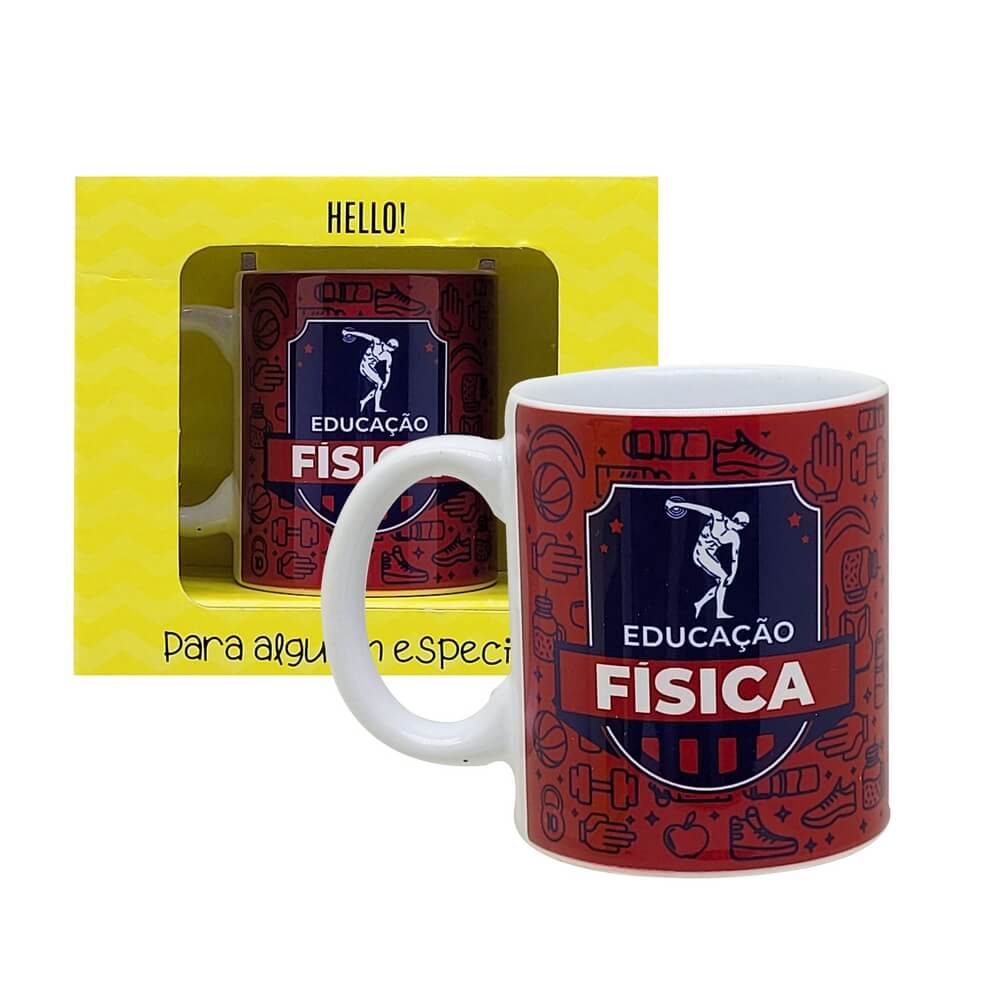 CANECA GM PROFISSAO ED. FISICA 330ML PR12-1 CANECA ED. FISICA 330ML PR12-1, CANECA ED FISICA, CANECA CERAMICA ED FISICA, CANECA PRESENTE ED FISICA, CANECA PROFISSAO, CANECA CERAMICA, CANECA Cozinha