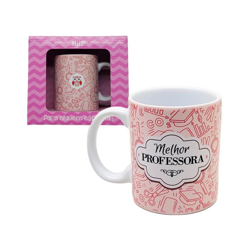 CANECA GM MELHOR PROFESSORA 330ML PR19-1 CANECA MELHOR PROFESSORA 330ML PR19-1, CANECA, CANECA CERAMICA, CANECA PROFESSORA, CANECA DIA DOS PROFESSORES, CANECA CERAMICA PROFESSORA, PRESENTE Cozinha