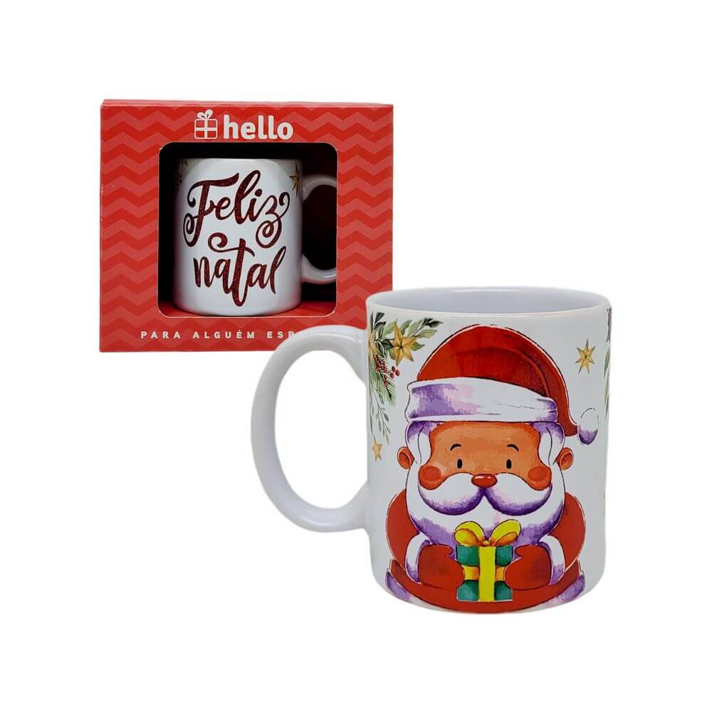 CANECA GM NATAL NOEL 330ML EF30-1 CANECA NATAL NOEL 330ML EF30-1, CANECA NATAL, CANECA PAPAI NOEL, CANECA PRESENTE, CANECA DE CERAMICA, CANECA HELLO, CANECA, CANECA NATAL PAPAI NOEL, NATAL Cozinha