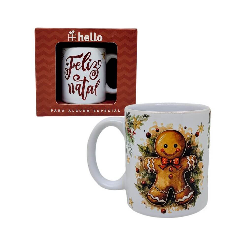 CANECA GM NATAL BISCOITO 330ML EF32-1 CANECA NATAL BISCOITO 330ML EF32-1, CANECA NATAL, CANECA BISCOITO, CANECA PRESENTE, CANECA DE CERAMICA, CANECA HELLO, CANECA, CANECA NATAL BISCOITO, NATAL Cozinha