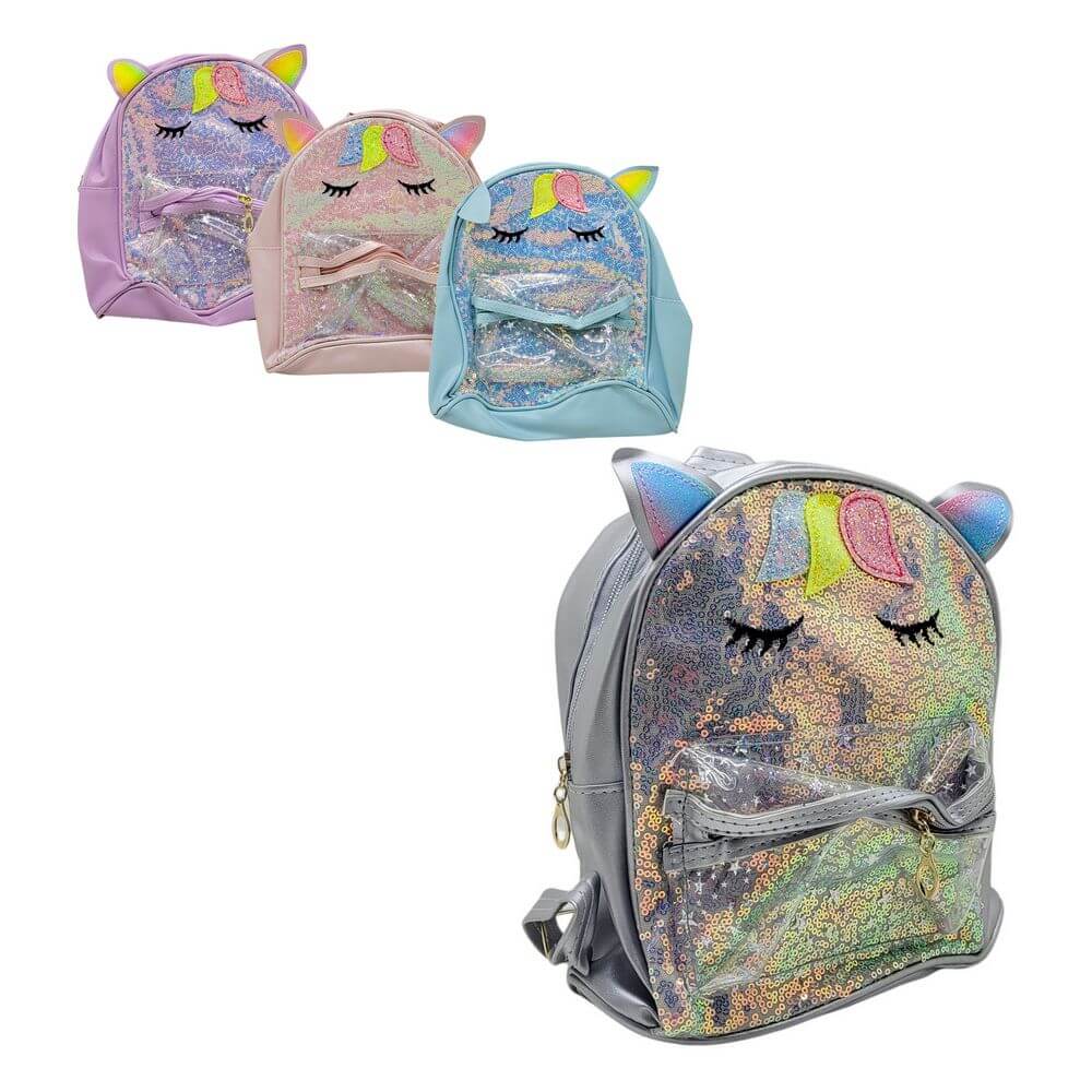 BOLSA MOCHILA INFANTIL UNICORNIO LTH25152-C217 MOCHILA DECORADA LTH25152-C217, MOCHILA, MOCHILA DECORADA, MOCHILA PEQUENA, MOCHILA INFANTIL Beleza & Saude