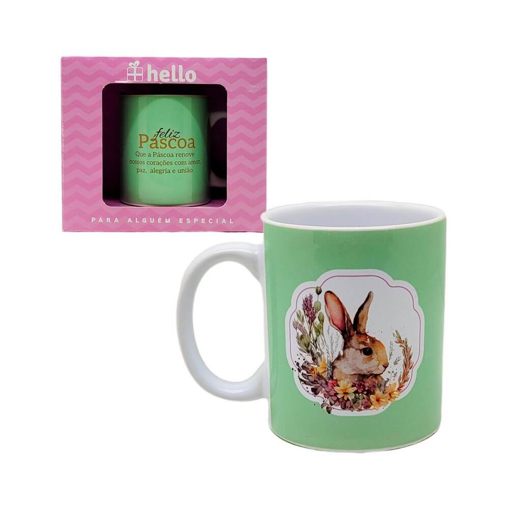 CANECA GM FELIZ PASCOA RENOVE 330ML P10-1 CANECA PASCOA RENOVE 330ML P10-1, CANECA PASCOA, CANECA PASCOA RENOVE, CANECA PRESENTE, CANECA DE CERAMICA, CANECA HELLO, CANECA, PASCOA Cozinha