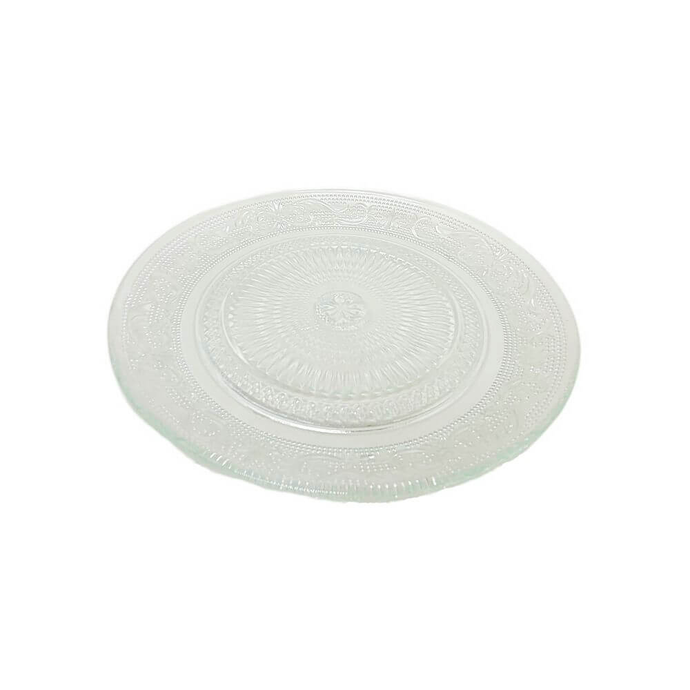 VIDRO PRATO P/ SOBREMESA 18CM 2982 PRATO P/ SOBREMESA 18CM 2982, PRATO, PRATO DE VIDRO, PRATO DE SOBREMESA, PRATO RASO, DECORACAO-Cozinha