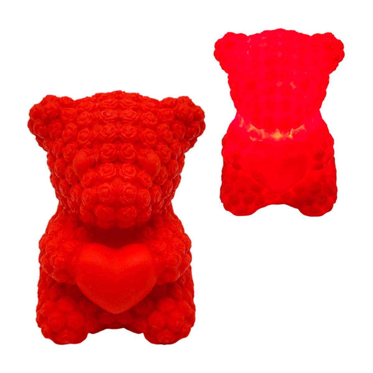 ENFEITE LUMINOSO URSO 6CM GF134058 URSINHO C/ LUZ GF134058, URSINHO, URSINHO COM LUZ, DECORACAO, DIA DOS NAMORADOS-Decoracao e Presentes