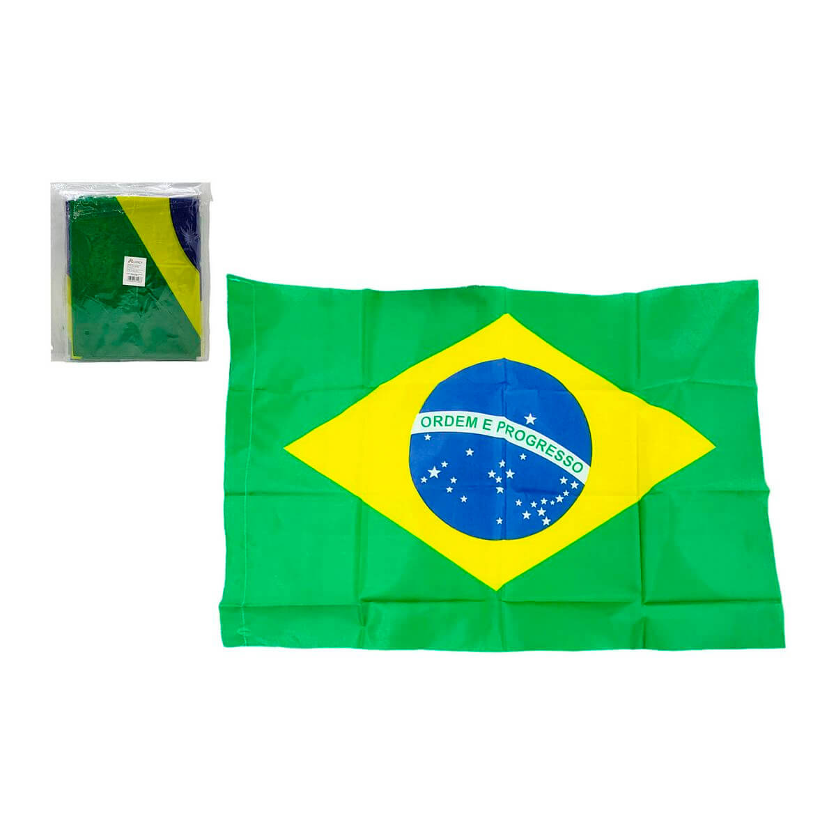 BANDEIRA BRASIL POLIESTER 90X60CM AX20880-A BANDEIRA BRASIL 60X90CM AX20880-A, BANDEIRA, BANDEIRA DO BRASIL, BANDEIRA 90CM, BRASIL, COPA, PACOTE BANDEIRAS Produtos de Época