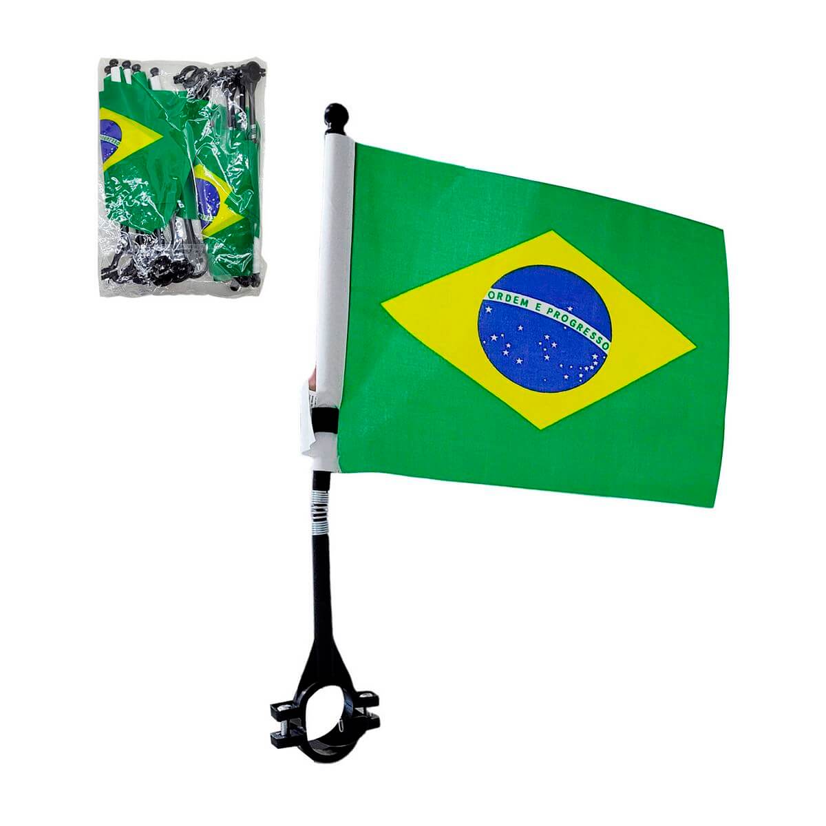 BANDEIRA BRASIL POLIESTER P/ MOTO C/12 21X14CM AX20873 BANDEIRA BRASIL P/ MOTO PCT/12 AX20873, BANDEIRA, BANDEIRA DO BRASIL, BANDEIRA PARA MOTO, PACOTE BANDEIRAS, BRASIL, COPA Produtos de Época
