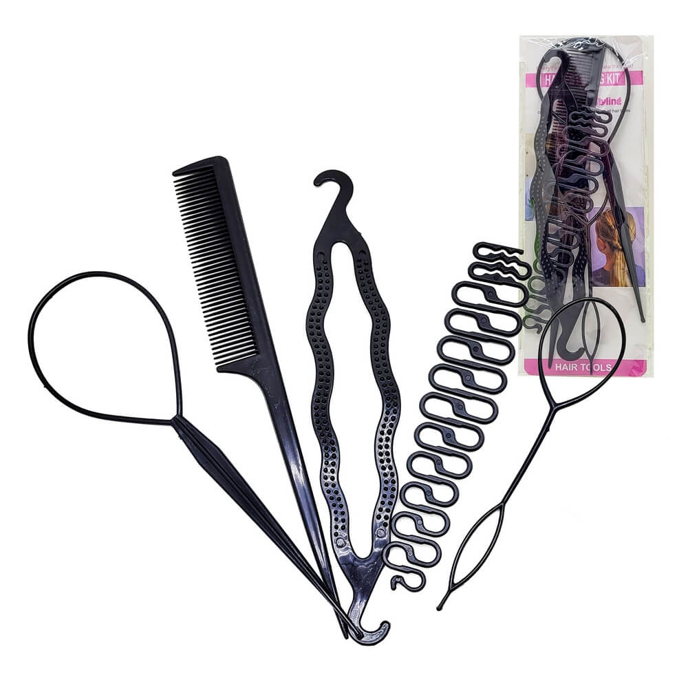 KIT P/ PENTEADO SD6081 KIT P/ CABELO SD6081, KIT PARA CABELO PLASTICO, KIT PARA CABELO, CONJUNTO CABELO, CABELO Beleza & Saude