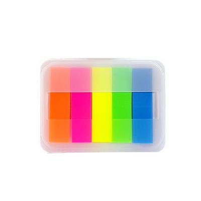 POSTITE NEON 125FLS 8CM MJ-Y21684-6 CARTELA DE BLOCOS DE ANOTACAO BLOCO DE ANOTACAO BLOQUINHO MINI BLOQUINHO DE ANOTACAO BLOCO DE PAPEL Material Escolar e Papelaria