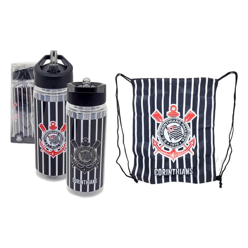 GARRAFA C/ MOCHILA CORINTHIANS 450ML EAS026-1 GARRAFA C/ MOCHILA CORINTHIANS 450ML EAS026-1, GARRAFA, GARRAFA CORINTHIANS, CORINTHIANS, GARRAFINHA, MOCHILA, MOCHILA CORINTHIANS Times de Futebol