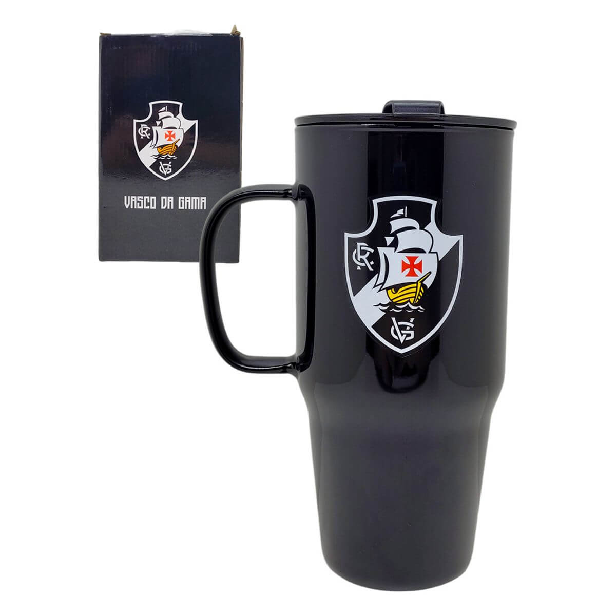 CANECA VIDRO 1,2L VASCO YS258-7 CANECA VIDRO 1,2L VASCO YS258-7, CANECA, CANECA DE VIDRO, CANECAO, 1L, VASCO, FUTEBOL, PRESENTE Times de Futebol