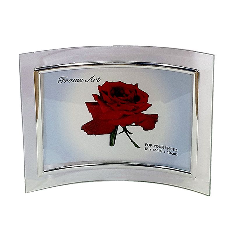 P. FOTO VIDRO CURVO 15X10 GT114 PORTA FOTO VIDRO, PORTA FOTO 15X10 CURVO, PORTA FOTO CURVO, PORTA RETRATO CURVO-Fotografia