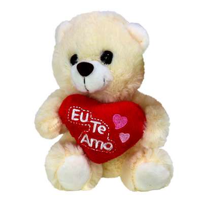 PELUCIA URSO C/ CORACAO FC2596 Brinquedos