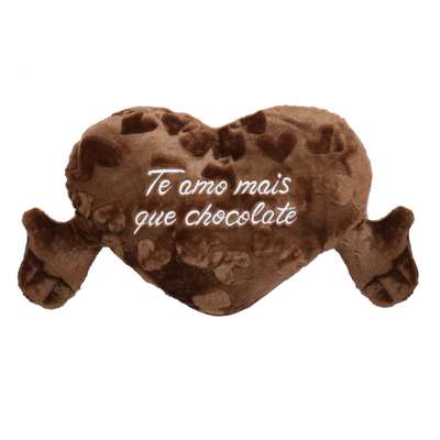 ALMOFADA CORACAO CHOCOLATE 41CM FE6973 ALMOFADA CORACAO CHOCOLATE FE6973, ALMOFADA CORACAO CHOCOLATE, ALMOFADA CHOCOLATE MEDIA, ALMOFADA CORACAO, ALMOFADA CHOCOLATE, ALMOFADA Brinquedos