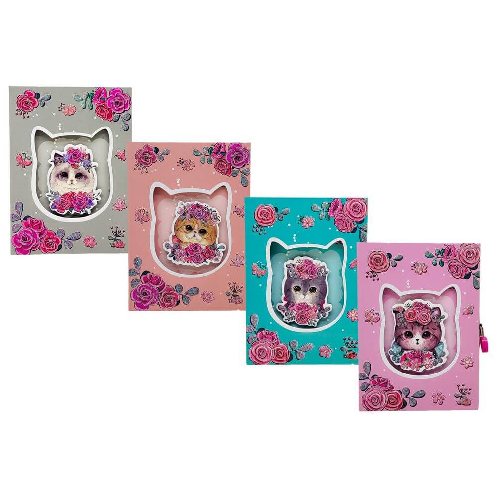 DIARIO C/ CADEADO BJ-2208 DIARIO C/ CADEADO BJ-2208, DIARIO, DIARIO COM CADEADO, DIARIO GATO, DIARIO COM CADEADO GATO, PAPELARIA Material Escolar e Papelaria