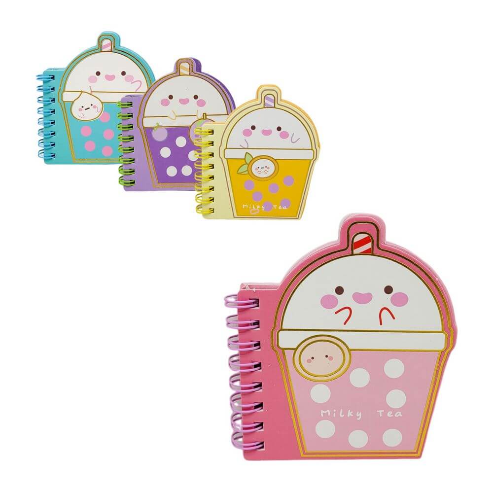 BLOCO PARA ANOTACAO 60FLS 11X8CM MJ111-28 MINI CADERNO 60FLS MJ111-28, CADERNO, MINI CADERNO, CADERNO DECORADO, CADERNO MILK SHAKE, CADERNO 60 FOLHAS, PAPELARIA Material Escolar e Papelaria