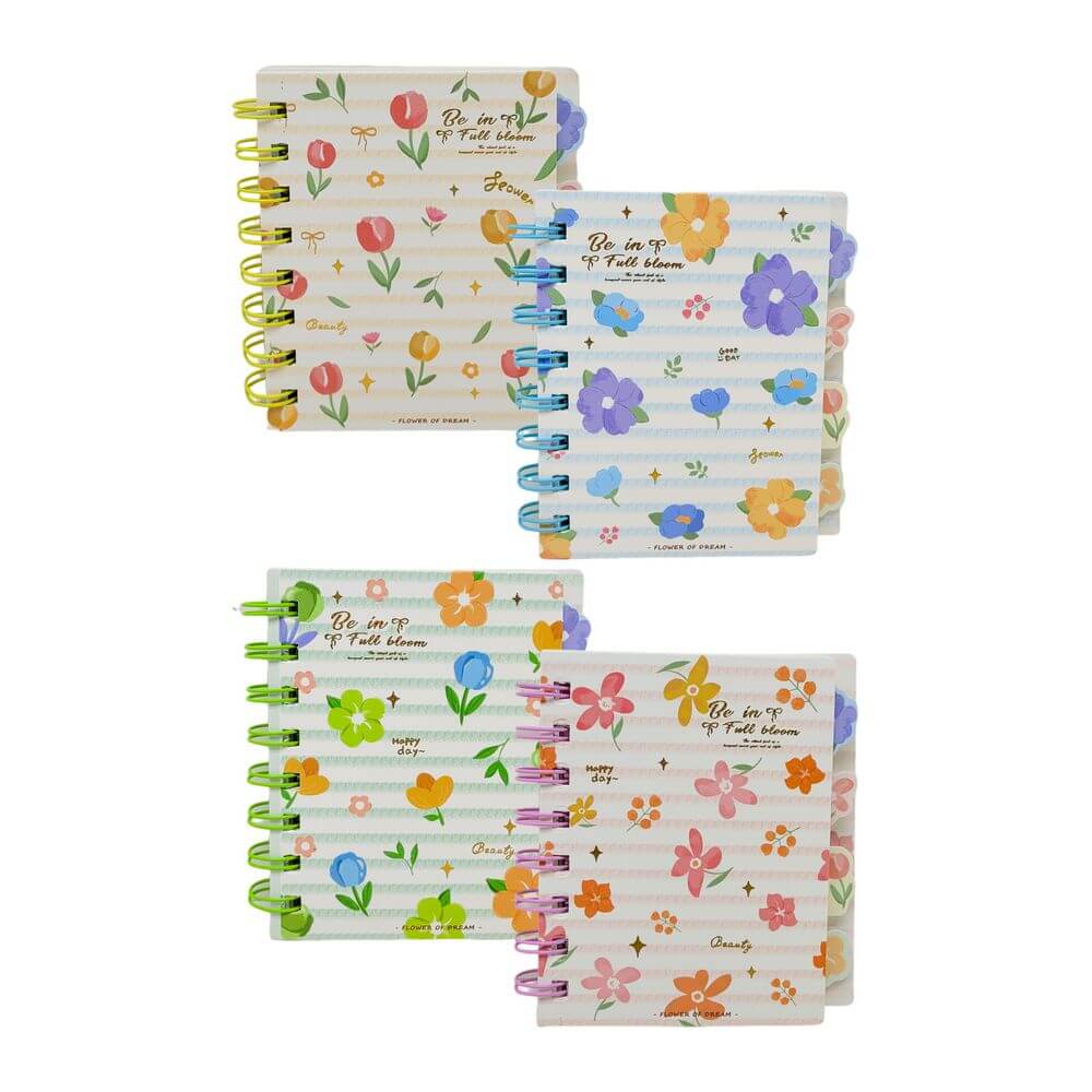 BLOCO PARA ANOTACAO 70FLS 11X10CM A7-MJ025-36 MINI CADERNO 70FLS A7-MJ025-36, CADERNO, MINI CADERNO, CADERNO 70 FOLHAS, CADERNO FLORIDO, CADERNO FLOR, PAPELARIA Material Escolar e Papelaria