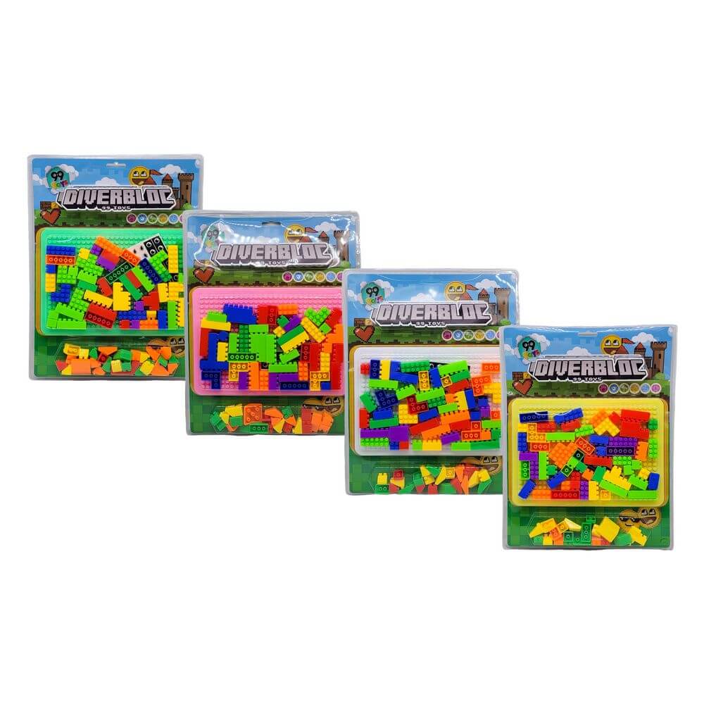 BLOCOS DIVERBLOC 39CM TOYS-25075 BRINQUEDO DIVERBLOC TOYS-25075, DIVERBLOC, BRINQUEDO DIVERBLOC, BLOCOS DE MONTAR, LEGO, BRINQUEDOS Brinquedos
