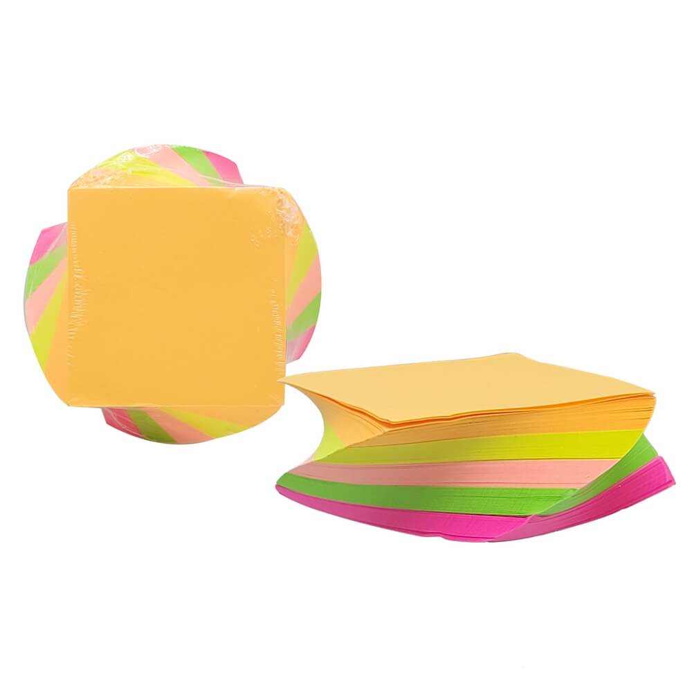 POSTITE NEON 320FLS MJ-T23988-8 BLOCO DE ANOTACAO 320FLS MJ-T23988-8, BLOCO DE ANOTACAO 320 FOLHAS COLOR, BLOCO DE ANOTACAO SORTIDO COLOR, BLOCO DE ANOTACAO, LEMBRETE PAPEL, LEMBRETE Material Escolar e Papelaria