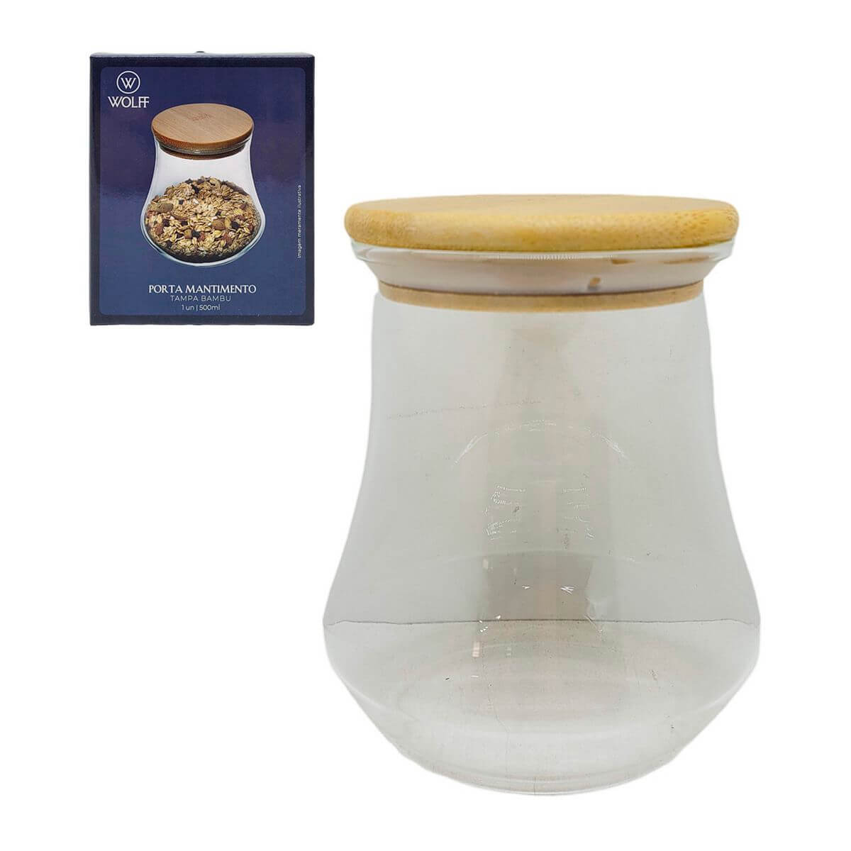POTE DE BOROSSILICATO 20686 500ML P. MANTIMENTO VIDRO 500ML 20686, PORTA MANTIMENTO, POTE, POTE DE VIDRO, POTE 500ML, COZINHA Cozinha