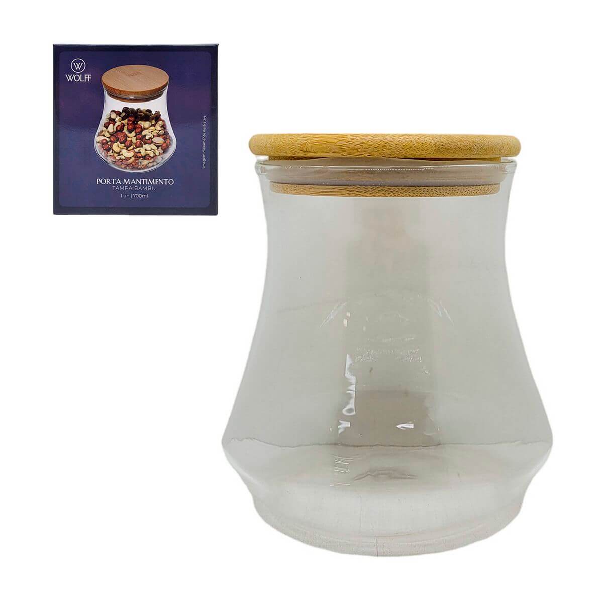 POTE DE BOROSSILICATO 20687 700ML P. MANTIMENTO VIDRO 700ML 20687, PORTA MANTIMENTO, POTE, POTE DE VIDRO, POTE 700ML, COZINHA Cozinha