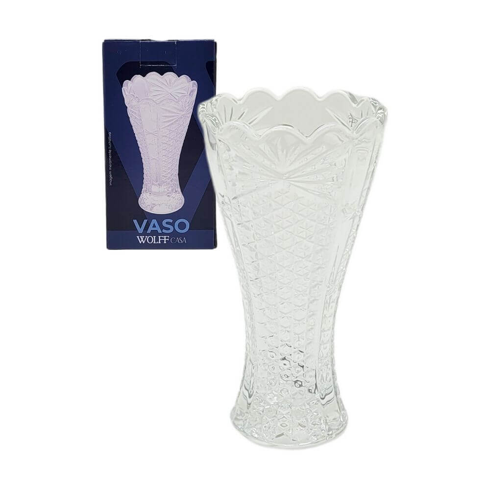 VASO CRISTAL 27950 PRINCESS 14CM VASO DE CRISTAL PRINCESS 14CM 27950, VASO, CRISTAL, PRINCESS, WOLFF, CASA, DECORACAO, DECORATIVO Decoracao e Presentes