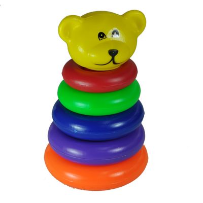 BRINQUEDO DE ENCAIXE ARGOLAS URSO 588 Brinquedos