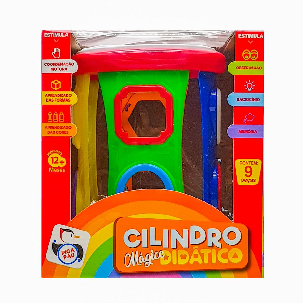 BRINQUEDO DE ENCAIXE CILINDRO 9PCS 22CM 743 CILINDRO MAGICO 9PCS DIDATICO 743, CILINDRO MAGICO 9PCS, CILINDRO MAGICO PLASTICO 9PCS, CILINDRO MAGICO 743, CILINDRO MAGICO, CILINDRO INFANTIL, CILINDRO BRINQUEDO, CILINDRO Brinquedos