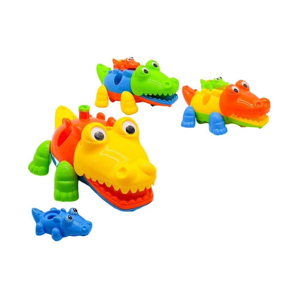 BRINQUEDO DE MONTAR CROCODILO PI3506 CROCODILO MONTA E DESMONTA PI3506, CRODILO, JACARE, MONTA E DESMONTA, JACARE MONTA E DESMONTA, INFANTIL, BEBE, CROCODILO DE PUXAR, JACARE DE PUXAR, BRINQUEDOS Brinquedos