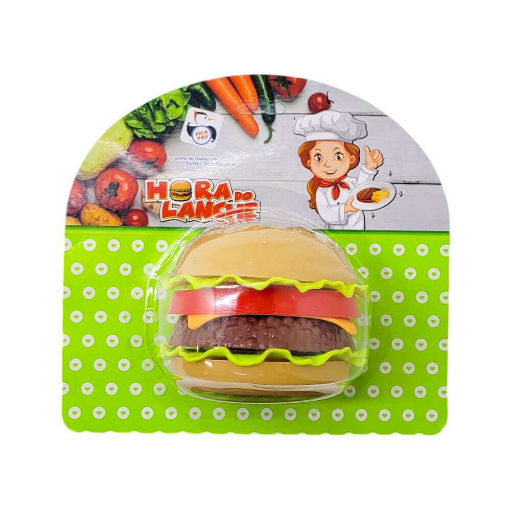 KIT COZINHA HORA DO LANCHE 7PCS 17X14CM PI3731 BRINQ. HAMBURGUER 7PCS PI3731, HAMBURGUER, HAMBURGUER DE BRINQUEDO, COMIDA DE BRINQUEDO, COMIDINHAS, HORA DO LANCHE, BRINQUEDOS Brinquedos