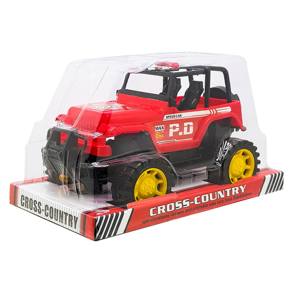 CARRO OFF ROAD A FRICCAO 25X15CM PI3823 BRINQ. CARRO A FRICCAO PI3823, BRINQUEDO CARRO A FRICCAO, CARRO A FRICCAO CROSS COUNTRY, CARRO FRICCAO, CARRO Brinquedos