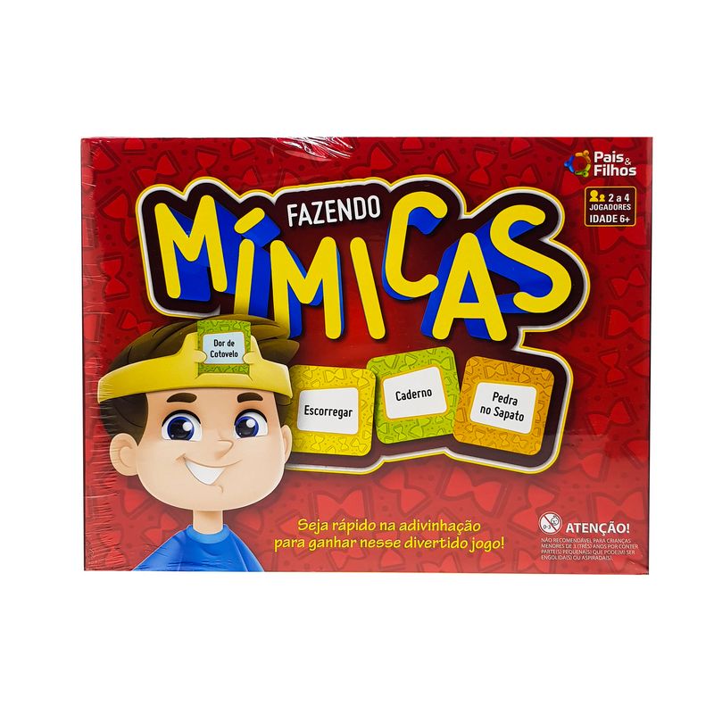 JOGO FAZENDO MIMICAS 0987 JOGO FAZENDO MIMICAS, JOGOS TABULEIROS, JOGOS Brinquedos