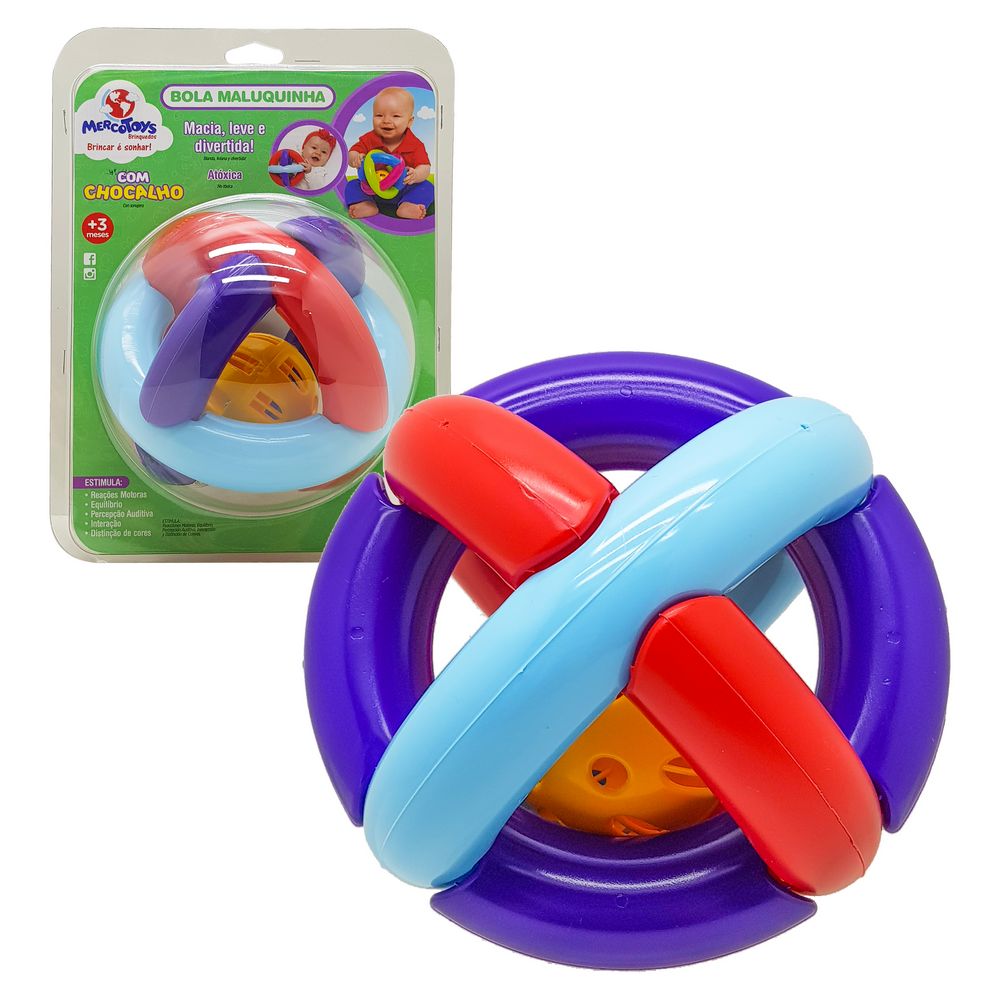 BRINQUEDO DIDATICO BOLA MALUKINHA 15CM 270 BOLA MALUKINHA  270, BOLA MALUKINHA, BOLA INFANTIL, BOLA MALUKA, BOLA Brinquedos