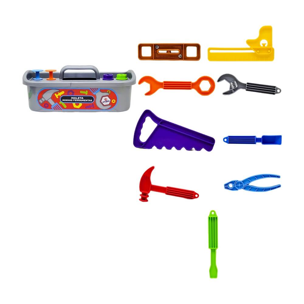 KIT FERRAMENTAS MINHA MALETA 414 Brinquedos