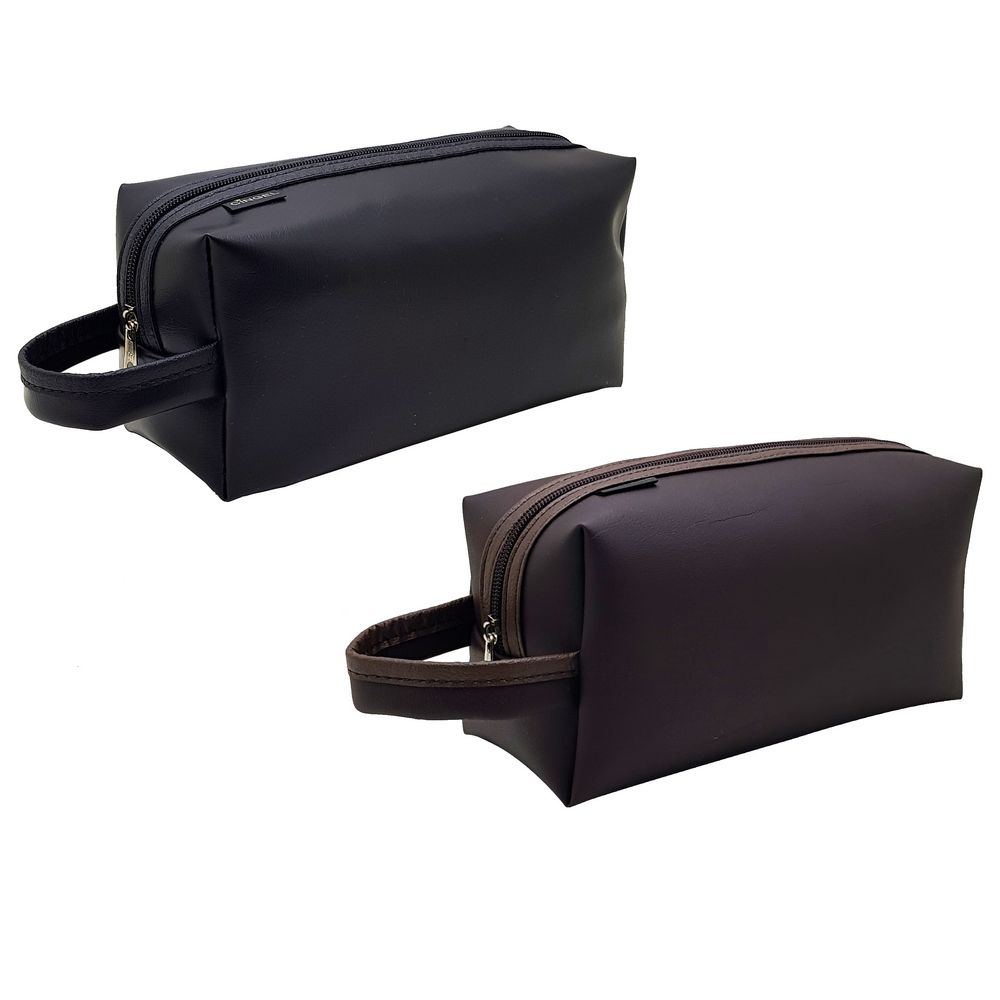 CINGEL NECESSAIRE MASCULINA 22X12X10CM 200G NECESSAIRE BOX MASCULINA 200G, NECESSAIRE BOX MASCULINA, NECESSAIRE CINGEL MASCULINA, NECESSAIRE CINGEL, NECESSAIRE MASCULINA, NECESSAIRE MEDIA, NECESSAIRE MARROM, NECESSAIRE PRETA, NECESSAIRE Beleza & Saude