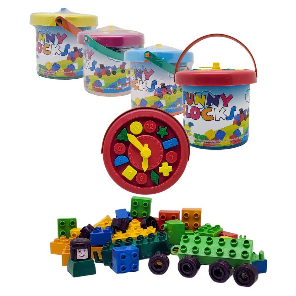 BLOCOS BALDAO FUNNY BLOCKS 0005 BLOCOS BALDAO FUNNY BLOCKS 0005, BALDAO FUNNY BLOCKS, BALDAO PLASTICO GRANDE, BALDE PLASTICO COM BLOCOS, BALDE BLOCOS PARA MONTAR, BALDE BLOCOS, BALDE, BLOCOS DE MONTAR, BALDINHO BRINQUEDO Brinquedos