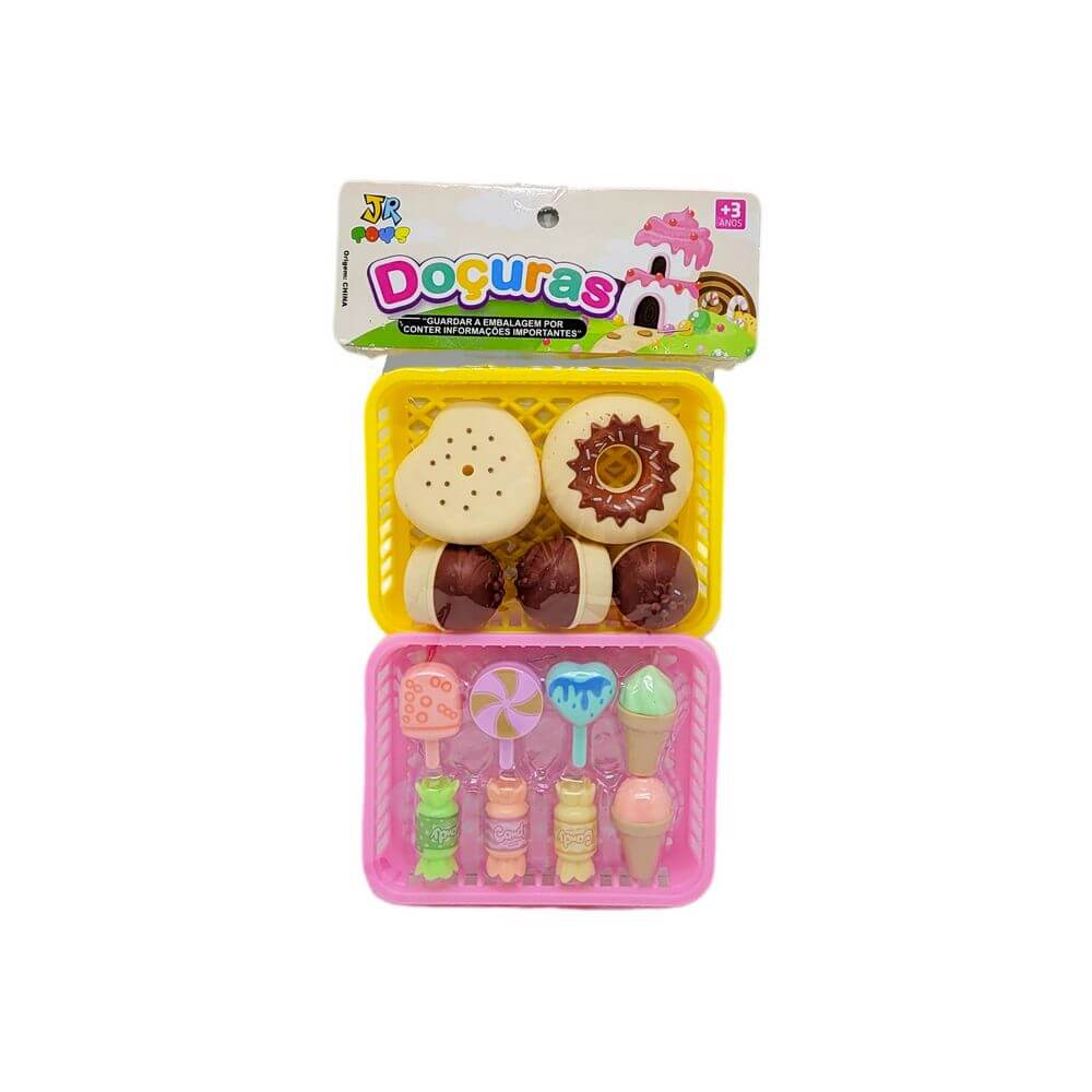 KIT COZINHA COMIDINHAS DOCURA JR0626 CJ. COMIDINHAS DOCURA JR0626, CONJUNTO COMIDINHA, COMIDINHA PLASTICO, BRINQUEDO COMIDINHA, COMIDA BRINQUEDO, COMIDA PLASTICO Brinquedos