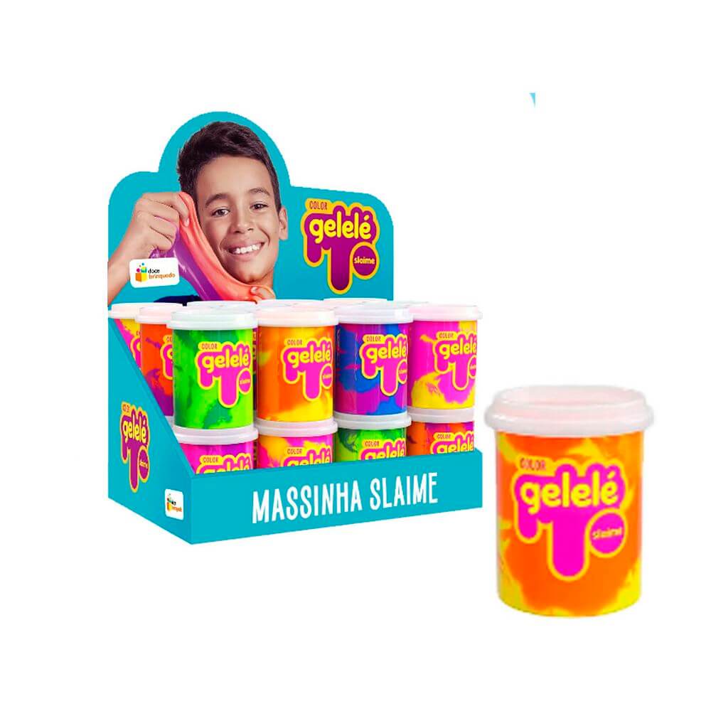 GELELE SLIME COLOR POTE 152G 3210 GELELE SLIME COLOR POTE 152G 3210, GELELE, GELELE COLOR, GELELE COLORIDO, AMOEBA, GELEIA COLORIDA, SLIME, SLIME POTE, GELELE POTE Brinquedos