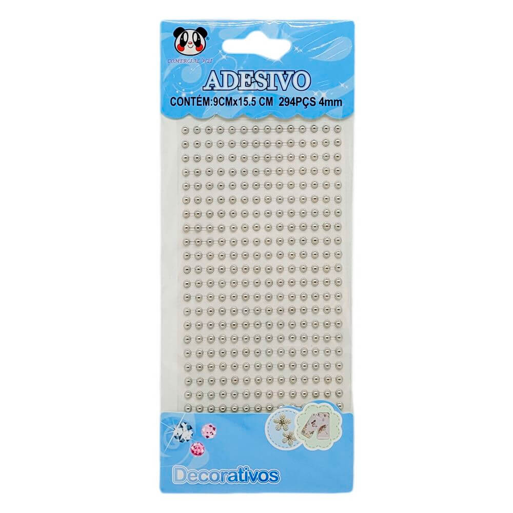 ADESIVO MEIA PEROLA PRATA 4MM PER-AB-PRA-4 CARTELA ADESIVO PEROLA 4MM PER-AB-PRA-4, CARTELA DE ADESIVOS, PEROLA, PEROLA 4MM, PEROLA ADESIVA, CARTELA PEROLA ADESIVA Material Escolar e Papelaria