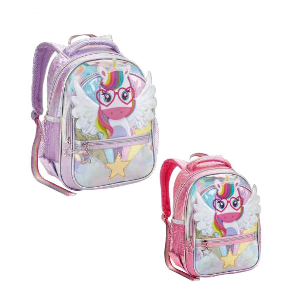 MOCHILA INFANTIL P/ COSTAS FEM. UNICORNIO DL1707 MOCHILA P/ COSTAS UNICORNIO DL1707, MOCHILA, MOCHILA PARA AS COSTAS, MOCHILA INFANTIL, MOCHILA UNICORNIO, UNICORNIO, ESCOLA Material Escolar e Papelaria