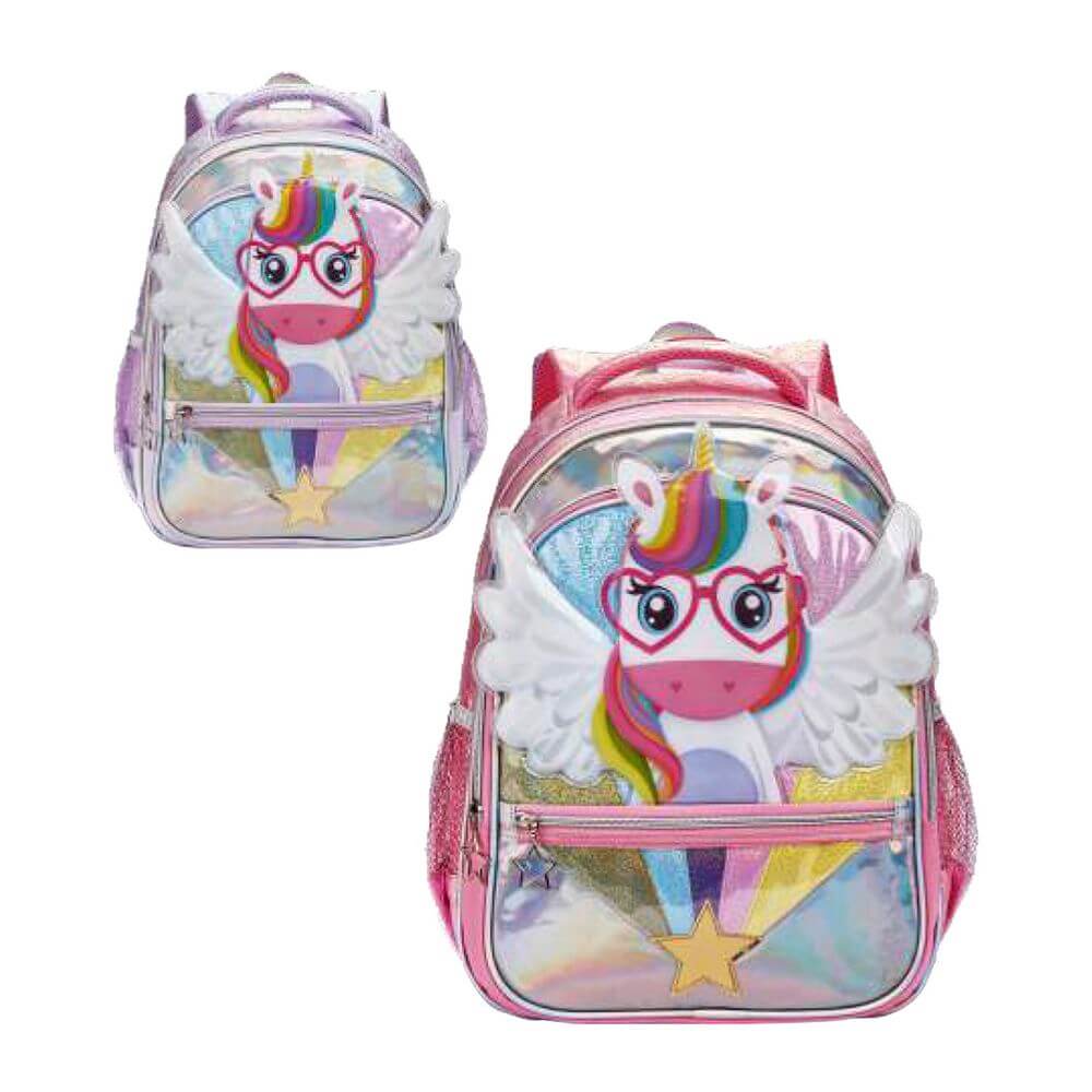 MOCHILA INFANTIL P/ COSTAS FEM. UNICORNIO DL1708 MOCHILA P/ COSTAS UNICORNIO DL1708, MOCHILA, MOCHILA PARA AS COSTA, MOCHILA UNICORNIO, MOCHILA INFANTIL, ESCOLA, VOLTA AS AULAS Material Escolar e Papelaria