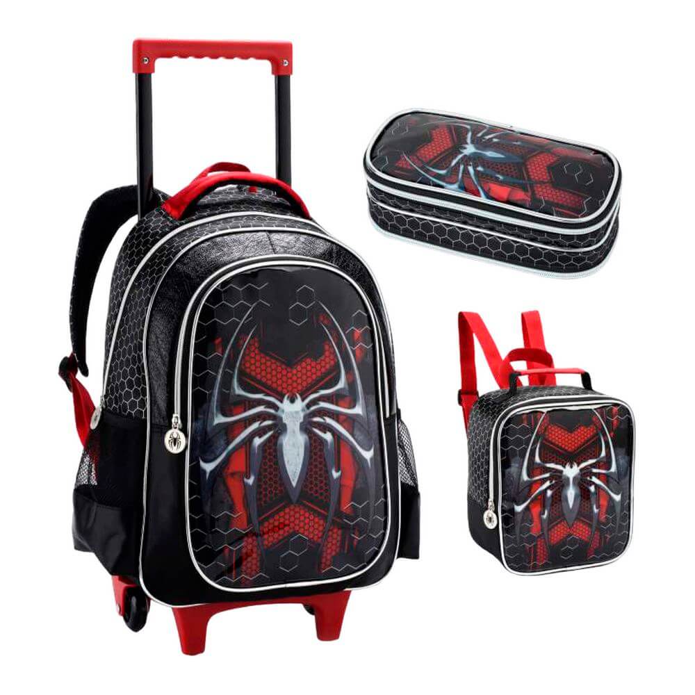 KIT MOCHILA MASC. SPIDER 3PCS DL1818 KIT MOCHILA SPIDER 3PCS DL1818, MOCHILA, MOCHILA INFANTIL, KIT MOCHILA, MOCHILA SPIDER, MOCHILA HOMEM ARANHA, HOMEM ARANHA, LANCHEIRA, ESTOJO, ESCOLA, VOLTA AS AULAS Material Escolar e Papelaria