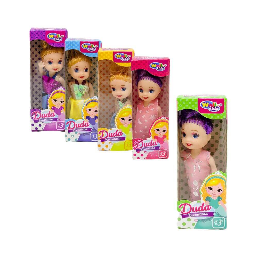 BONECA POCKET DUDA 11CM WBU2187 BONECA DUDA WBU2187, BONECA, MINI BONECA, BONECA DUDA, DUDA ENCANTADA, BONECA PRINCESA, BRINQUEDOS Brinquedos