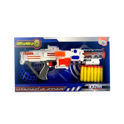 PISTOLA LANCA DARDOS C/ ACESS. WB5288 PISTOLA LANCA DARDOS BRINQUEDO Brinquedos