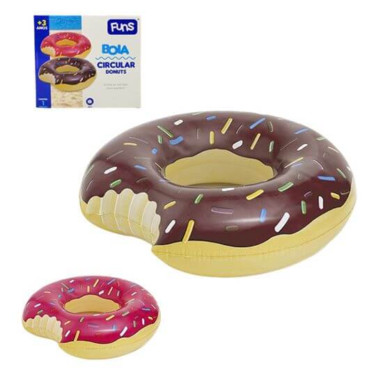 BOIA CIRCULAR DONUTS 60CM WS6040 BOIA CIRCULAR DONUTS 60CM WS6040, BOIA, BOIA CIRCULAR, BOIA DONUT, BOIA 60CM, BOIA INFANTIL Brinquedos