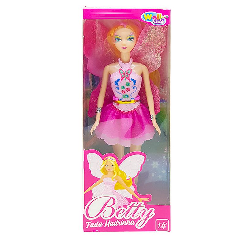 BONECA FASHION BETTY FADA 32CM WB6745 Brinquedos